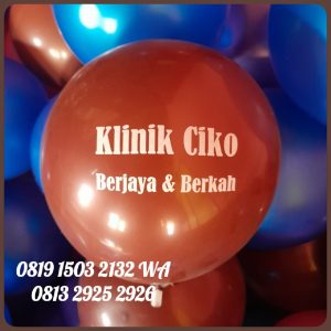 Balon Sablon Sragen Terbaik - Jual Balon Printing Gratis Ongkir